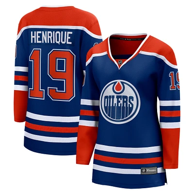 Women's Fanatics Adam Henrique Royal Edmonton Oilers Home Breakaway Player Jersey