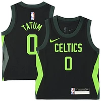 Preschool Nike Jayson Tatum Black Boston Celtics 2024/25 Swingman Player Jersey - City Edition