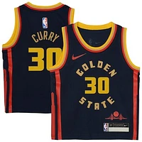 Toddler Nike Stephen Curry Navy Golden State Warriors 2024/25 Swingman Player Jersey - City Edition