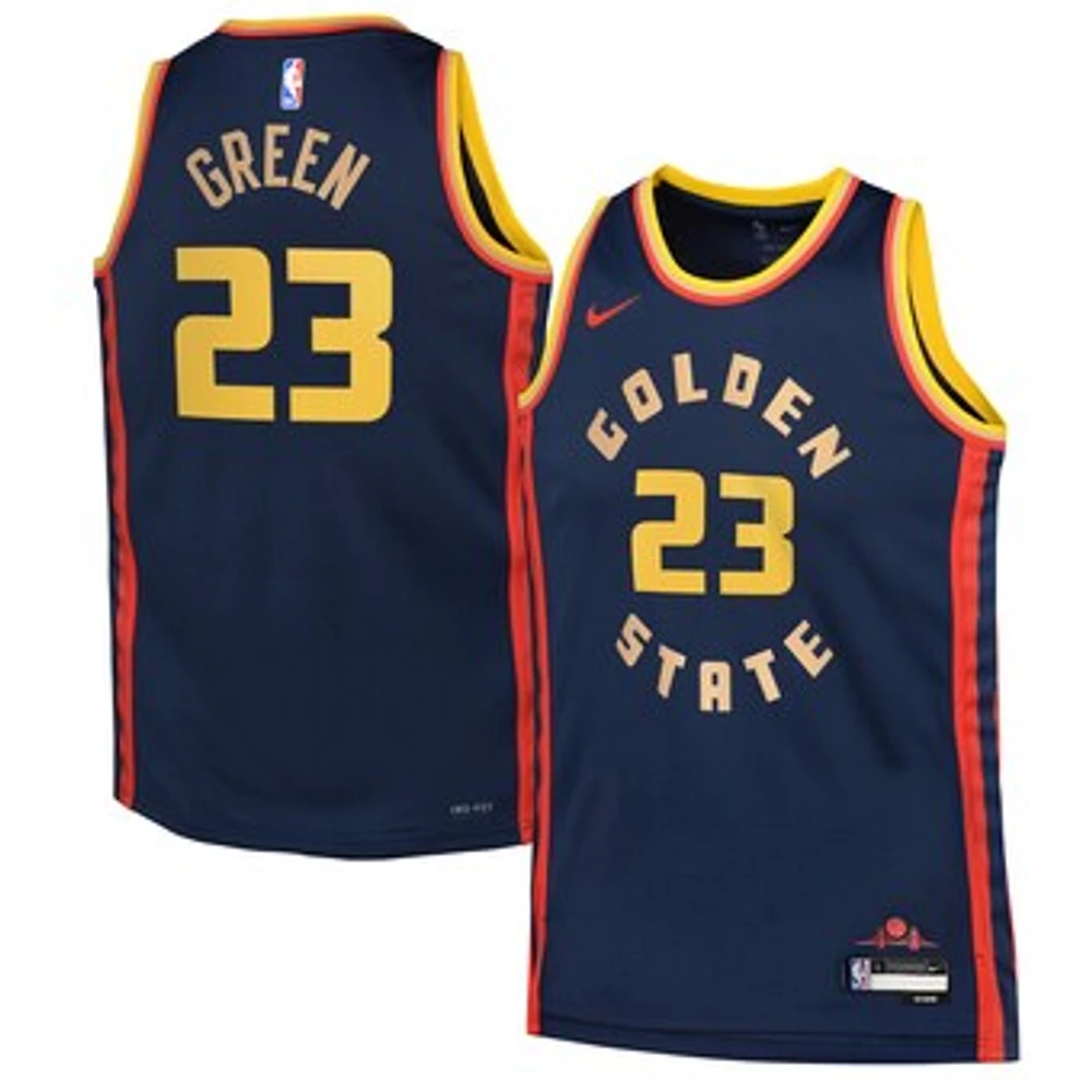 Youth Nike Draymond Green Navy Golden State Warriors 2024/25 Swingman Player Jersey - City Edition