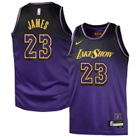 Youth Nike LeBron James Purple Los Angeles Lakers 2024/25 Swingman Player Jersey - City Edition