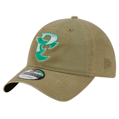 Men's New Era Olive Philadelphia Eagles City Originals Lifestyle 9TWENTY Adjustable Hat