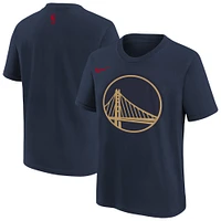 Youth Nike  Navy Golden State Warriors 2024/25 City Edition T-Shirt