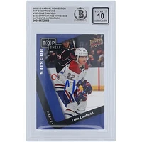 Cole Caufield Montreal Canadiens Autographed 2022-23 Upper Deck National Convention Top Shelf Rookies #TS-7 Beckett Fanatics Witnessed Authenticated 10 Card