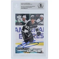 Jordan Spence Los Angeles Kings Autographed 2022-23 Upper Deck Series 1 Youngs Guns #238 Beckett Fanatics Witnessed Authenticated / Rookie Card