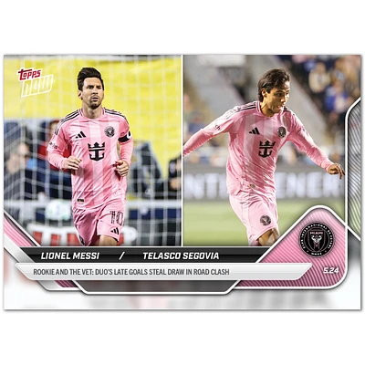 Lionel Messi/Telasco Segovia - 2025 MLS Topps NOW Card 45