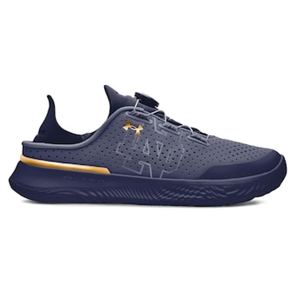 Unisex Under Armour Navy Notre Dame Fighting Irish SlipSpeed Running Shoes