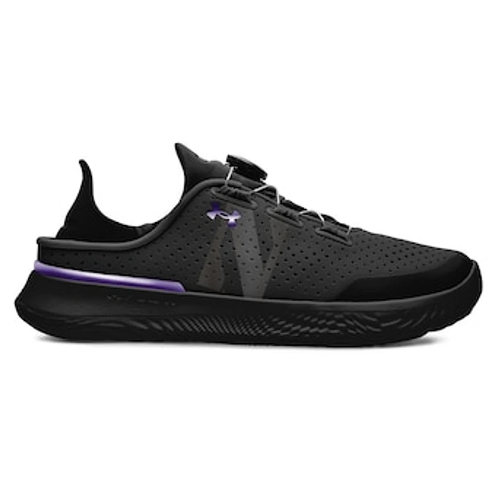 Unisex Under Armour Black Northwestern Wildcats SlipSpeed Running Shoes