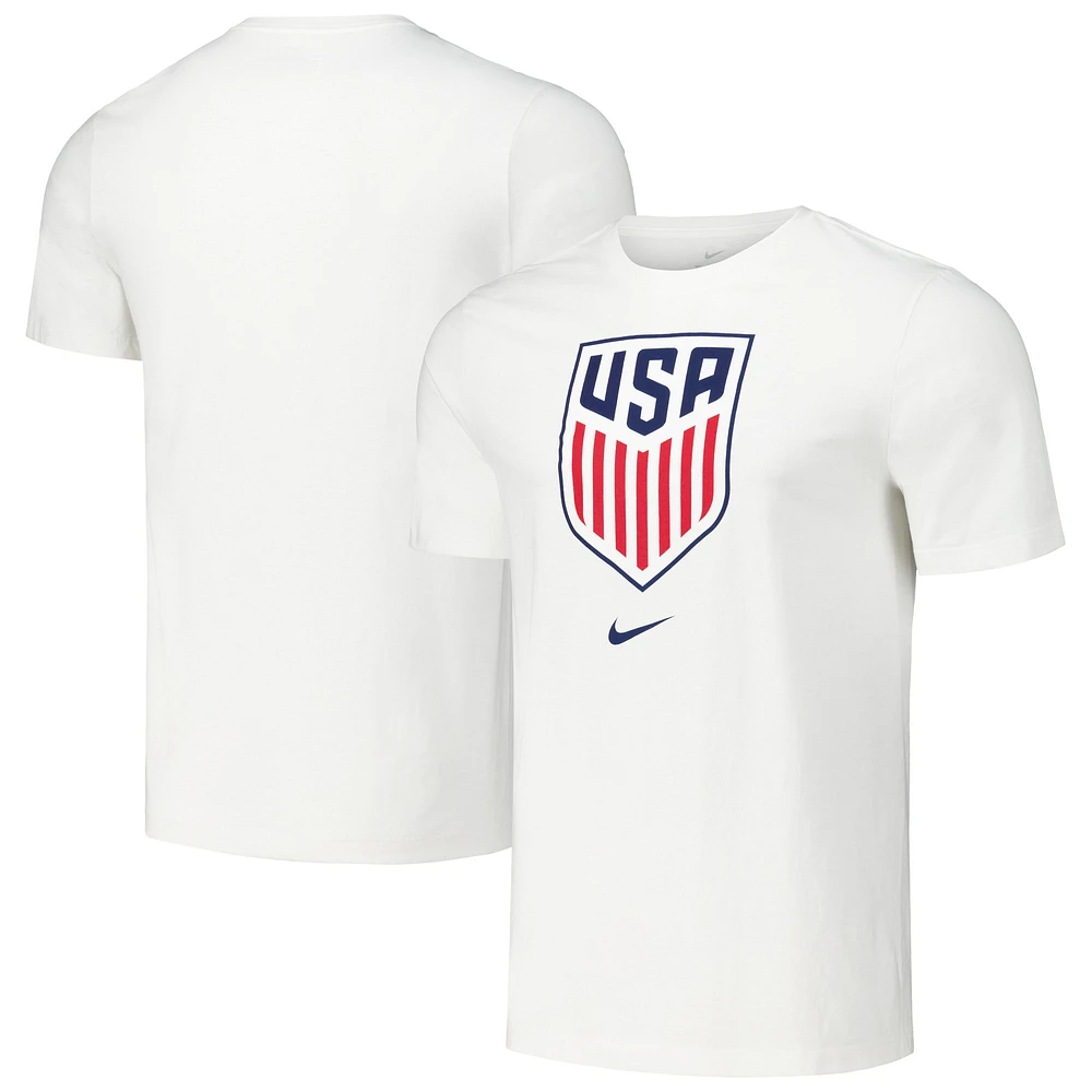 Men's Nike White USMNT Crest Core T-Shirt