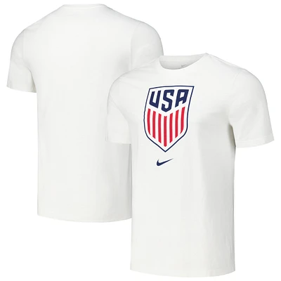 Men's Nike White USMNT Crest Core T-Shirt