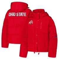 Women's Hype and Vice Scarlet Ohio State Buckeyes Puffer Jacket