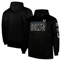 Men's Fanatics  Black Indianapolis Colts Big & Tall Fleece Pullover Hoodie