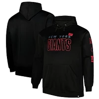 Men's Fanatics  Black New York Giants Big & Tall Fleece Pullover Hoodie