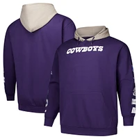 Men's Fanatics Navy Dallas Cowboys Big & Tall Patched Out Pullover Hoodie