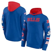 Men's Fanatics Royal Buffalo Bills Big & Tall Patched Out Pullover Hoodie