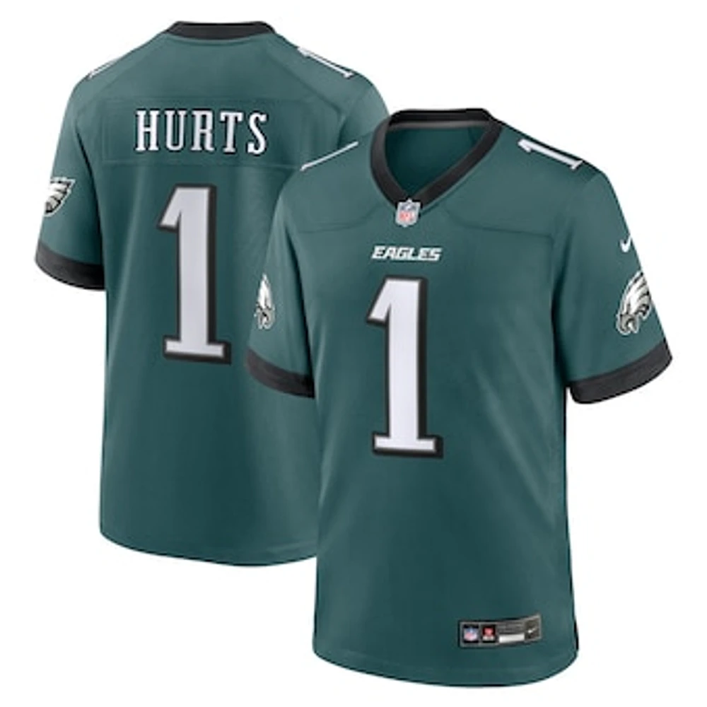 Men's Nike Jalen Hurts Midnight Green Philadelphia Eagles Team Game Jersey