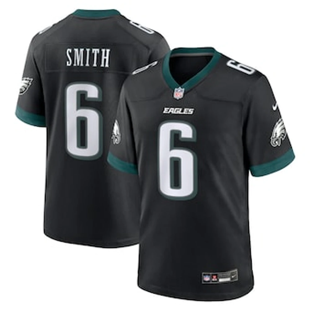 Men's Nike DeVonta Smith Black Philadelphia Eagles Alternate Game Jersey