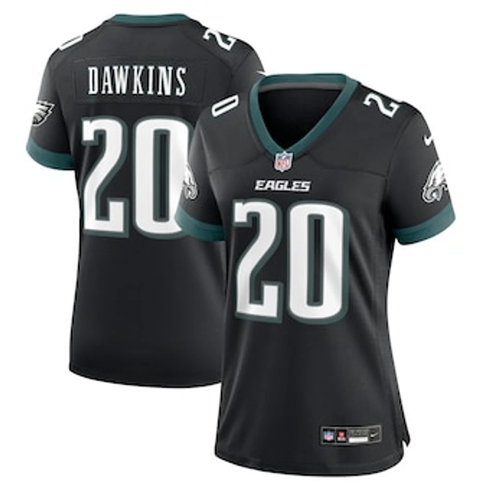 Women's Nike Brian Dawkins Black Philadelphia Eagles Alternate Game Jersey