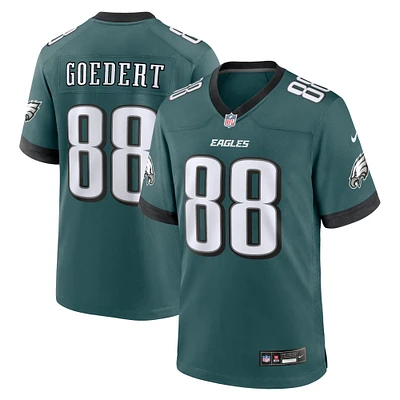 Men's Nike Dallas Goedert Midnight Green Philadelphia Eagles Team Game Jersey