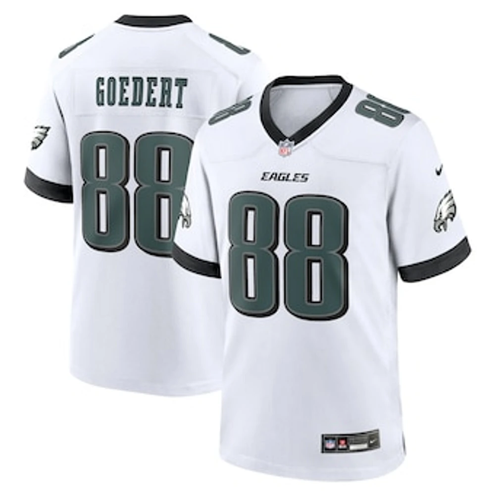 Men's Nike Dallas Goedert White Philadelphia Eagles White Game Jersey