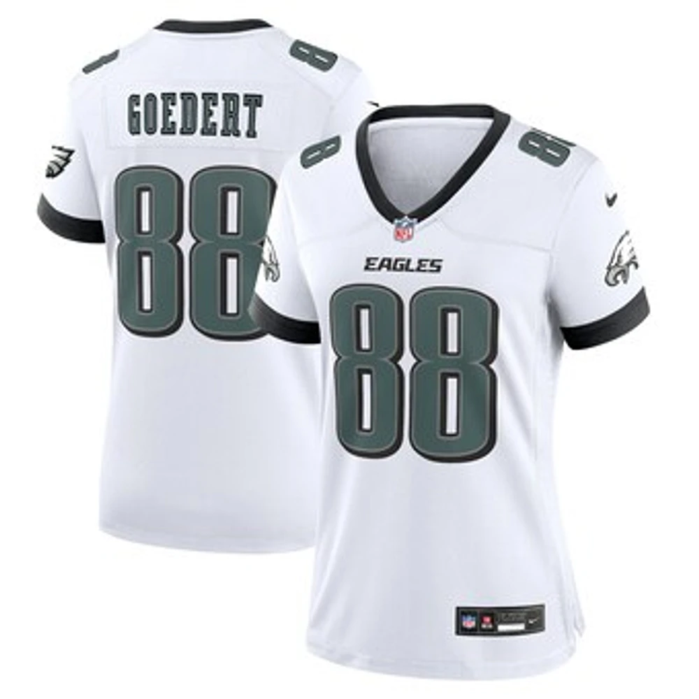 Men's Nike Dallas Goedert White Philadelphia Eagles Game Jersey