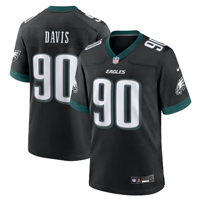 Men's Nike Jordan Davis Black Philadelphia Eagles Alternate Game Jersey