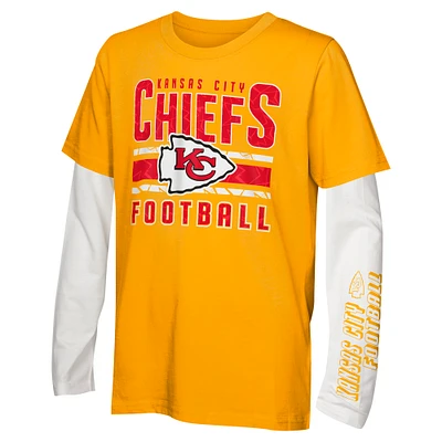 Youth Kansas City Chiefs the Mix T-Shirt Combo Set