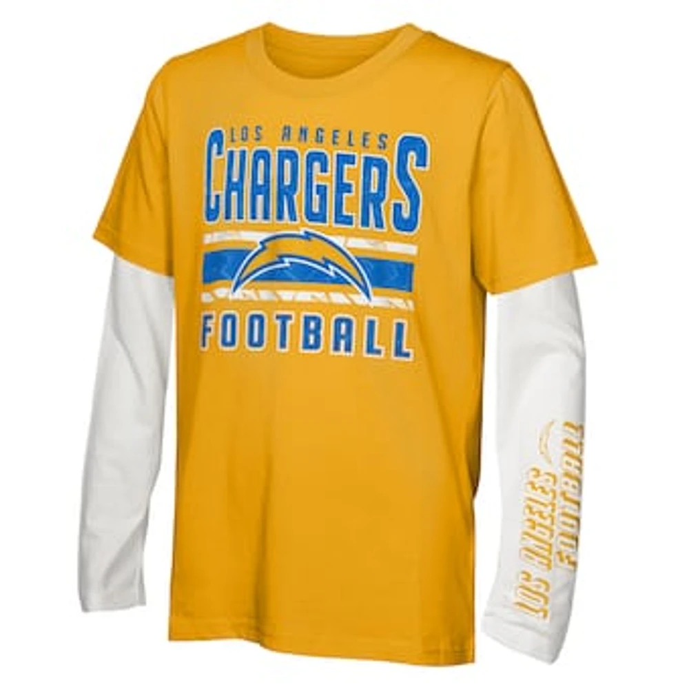 Youth Los Angeles Chargers In the Mix T-Shirt Combo Set