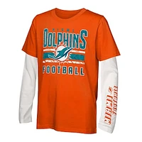 Youth Miami Dolphins the Mix T-Shirt Combo Set