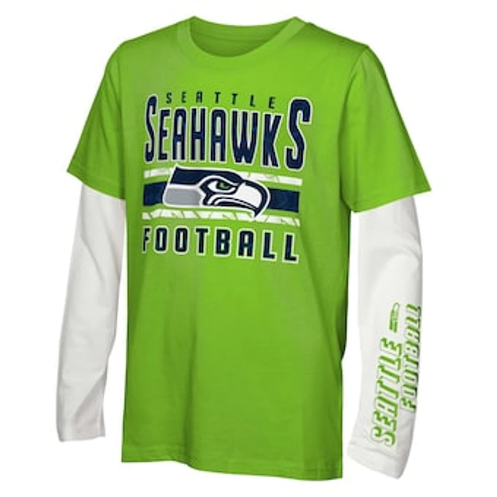 Youth Seattle Seahawks the Mix T-Shirt Combo Set