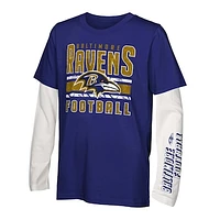 Youth Baltimore Ravens the Mix T-Shirt Combo Set