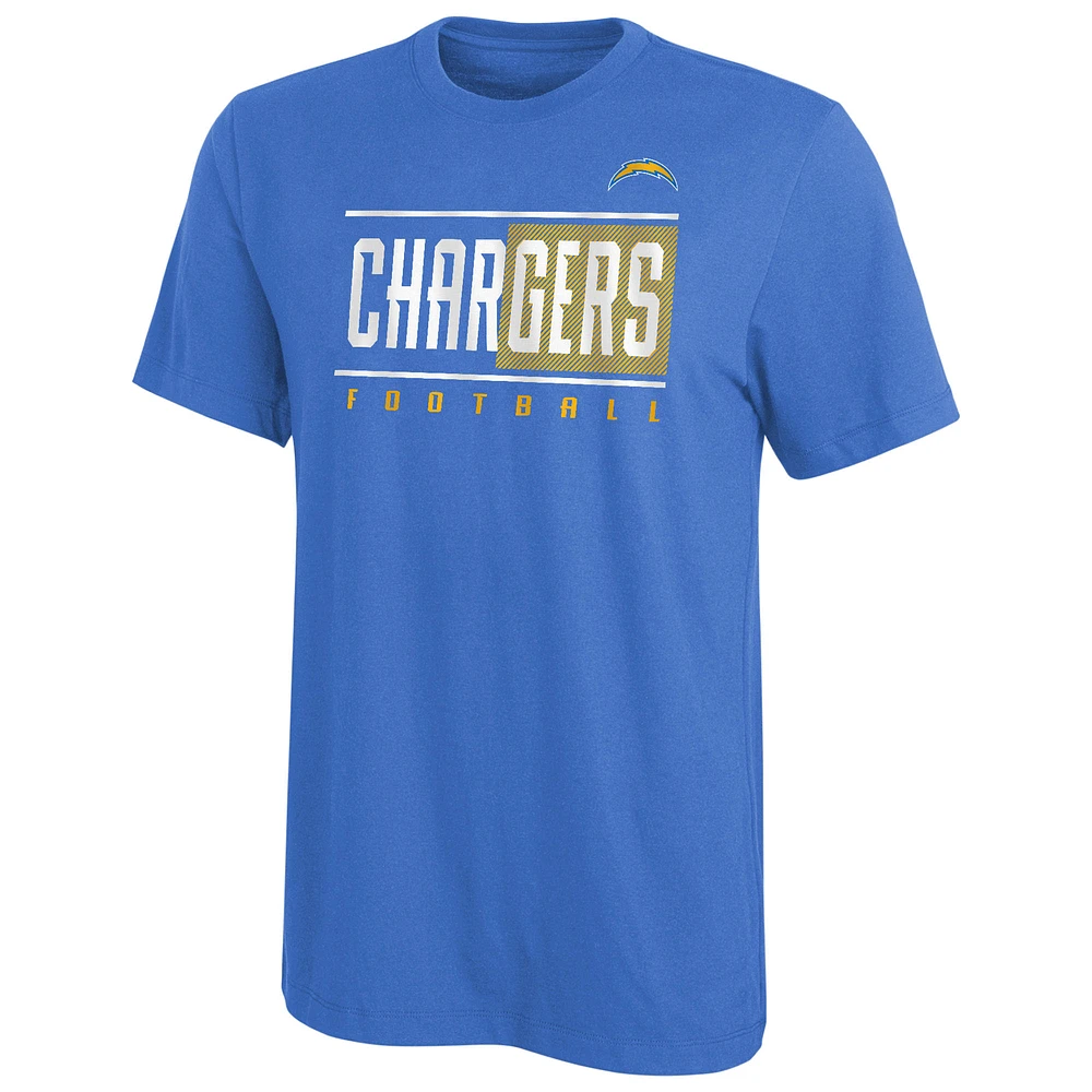 Youth Powder Blue Los Angeles Chargers Pumped Up T-Shirt