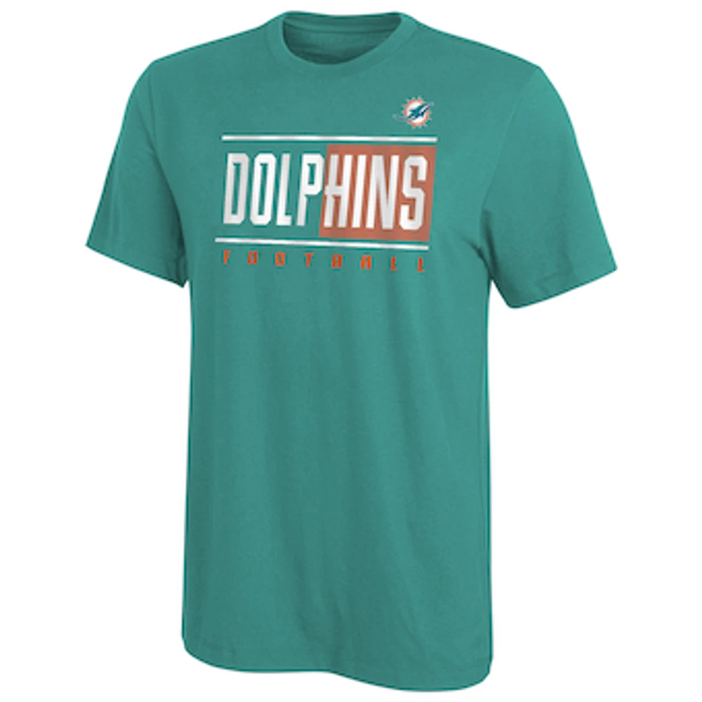 Youth Aqua Miami Dolphins Pumped Up T-Shirt