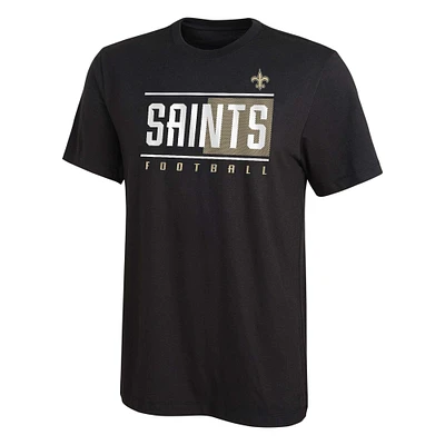 Youth Black New Orleans Saints Pumped Up T-Shirt