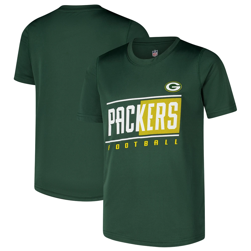 Youth Green Green Bay Packers Pumped Up T-Shirt