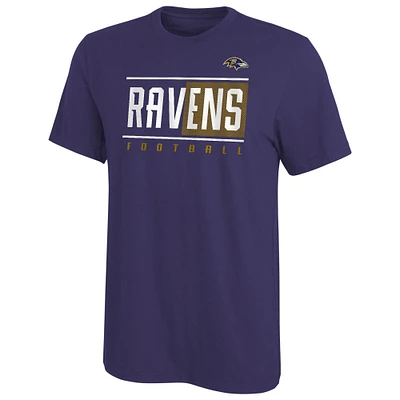 Youth Purple Baltimore Ravens Pumped Up T-Shirt