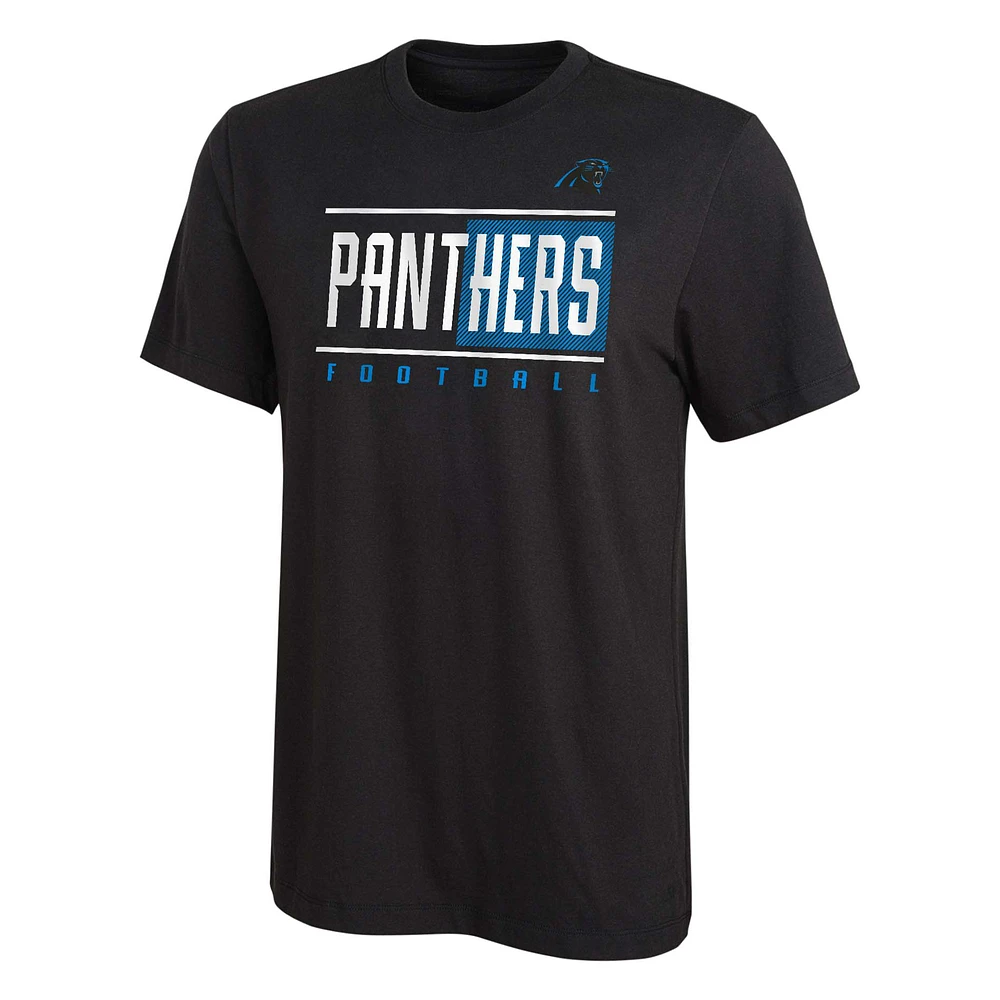 Youth Black Carolina Panthers Pumped Up T-Shirt