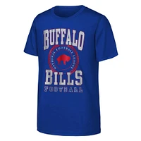 Youth Royal Buffalo Bills Stitched Up Retro Logo T-Shirt