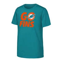 Youth Aqua Miami Dolphins Team Spirit Local T-Shirt