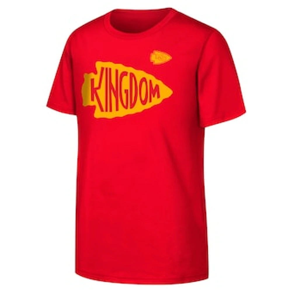 Youth Red Kansas City Chiefs Team Spirit Local T-Shirt