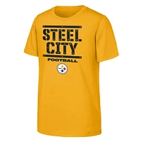 Youth Gold Pittsburgh Steelers Team Spirit Local T-Shirt