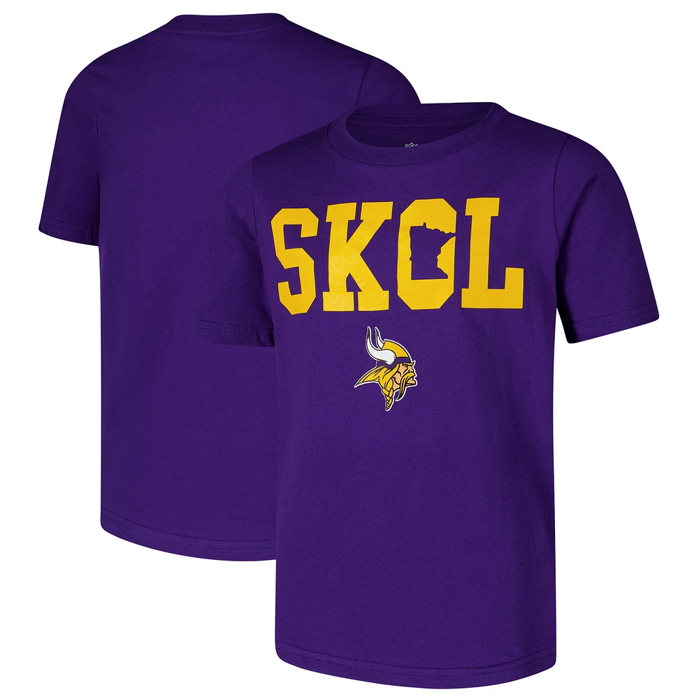 Youth Outerstuff Purple Minnesota Vikings Team Spirit Local T-Shirt