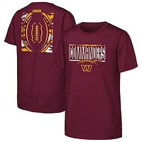 Youth Outerstuff Burgundy Washington Commanders The Blitz Cotton T-Shirt