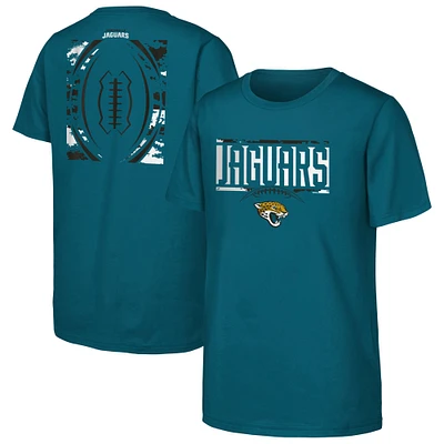 Youth Outerstuff Teal Jacksonville Jaguars The Blitz Cotton T-Shirt