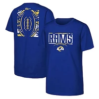 Youth Outerstuff Royal Los Angeles Rams The Blitz Cotton T-Shirt