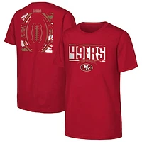 Youth Outerstuff Scarlet San Francisco 49ers The Blitz Cotton T-Shirt