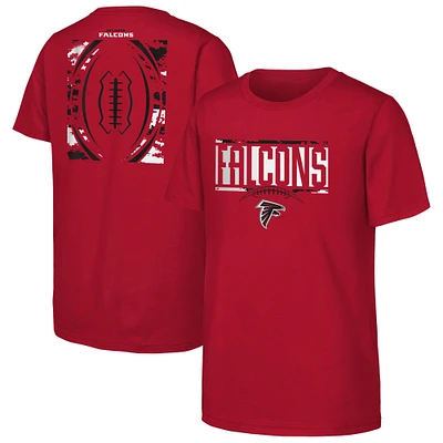 Youth Outerstuff Red Atlanta Falcons The Blitz Cotton T-Shirt