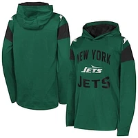 Youth Green New York Jets The Champ is Here Retro Long Sleeve Hoodie T-Shirt