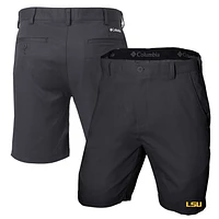 Men's Columbia Charcoal LSU Tigers Omni-Wick Lie Angle Shorts