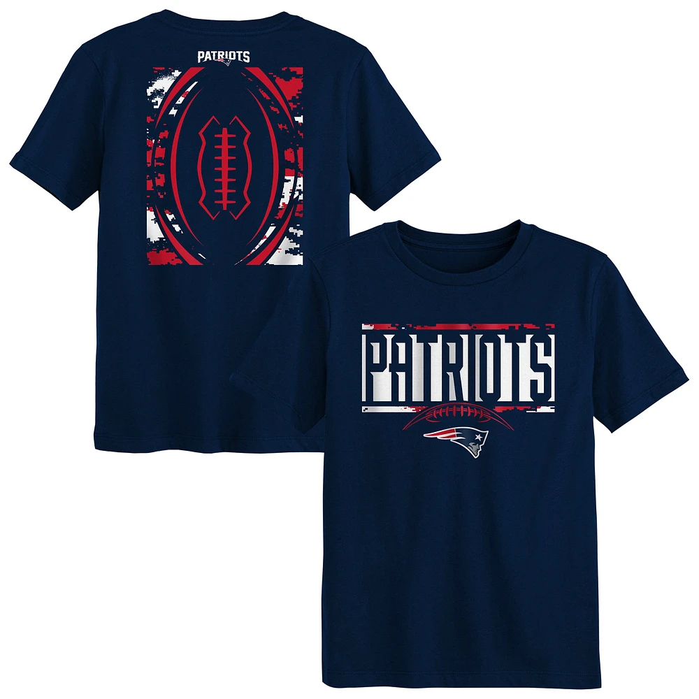 Preschool Navy New England Patriots The Blitz T-Shirt